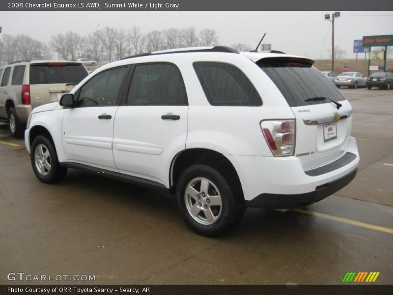 Summit White / Light Gray 2008 Chevrolet Equinox LS AWD