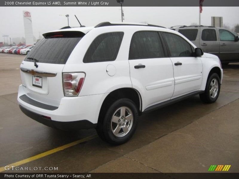 Summit White / Light Gray 2008 Chevrolet Equinox LS AWD