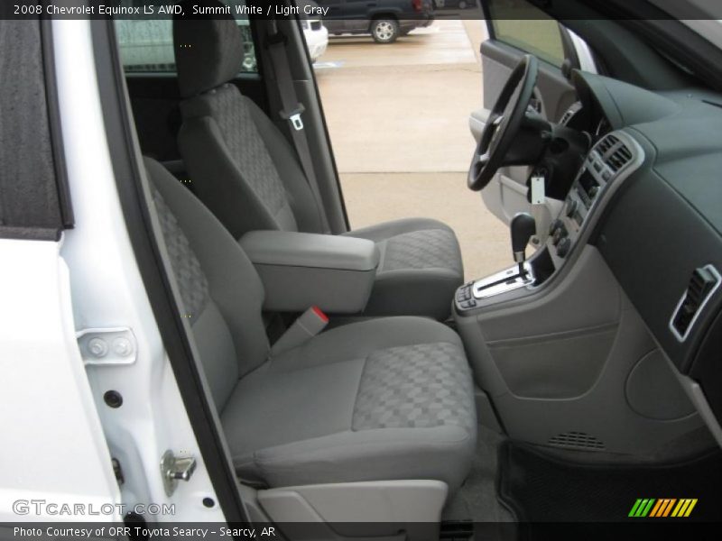 Summit White / Light Gray 2008 Chevrolet Equinox LS AWD