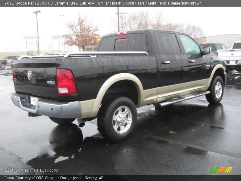  2011 Ram 2500 HD Laramie Crew Cab 4x4 Brilliant Black Crystal Pearl