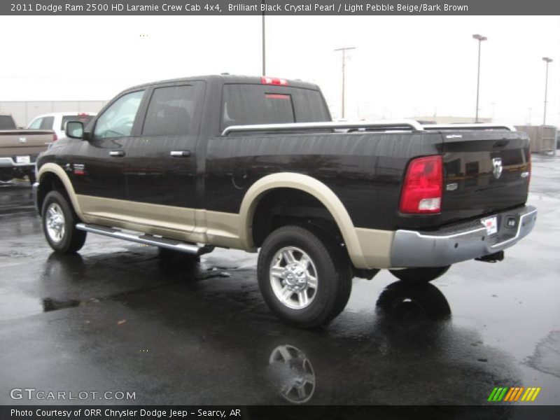  2011 Ram 2500 HD Laramie Crew Cab 4x4 Brilliant Black Crystal Pearl