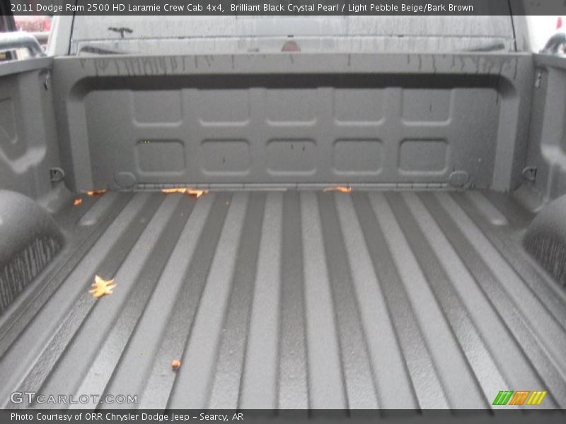 Brilliant Black Crystal Pearl / Light Pebble Beige/Bark Brown 2011 Dodge Ram 2500 HD Laramie Crew Cab 4x4