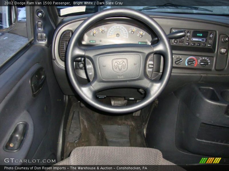 Dashboard of 2002 Ram Van 1500 Passenger