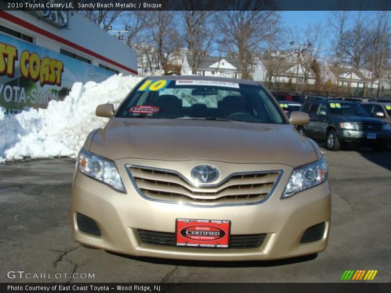 Sandy Beach Metallic / Bisque 2010 Toyota Camry LE