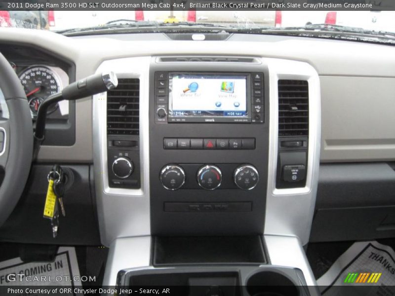 Controls of 2011 Ram 3500 HD SLT Outdoorsman Mega Cab 4x4