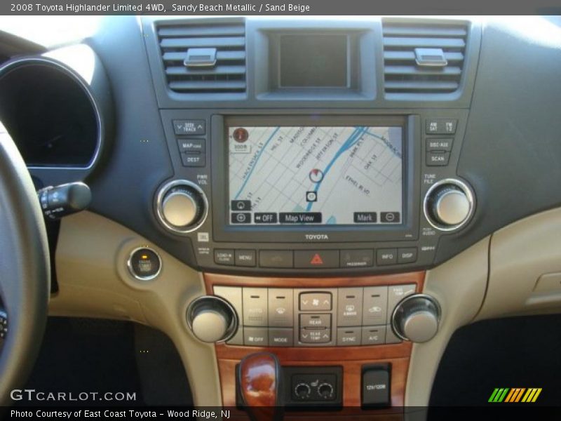 Sandy Beach Metallic / Sand Beige 2008 Toyota Highlander Limited 4WD