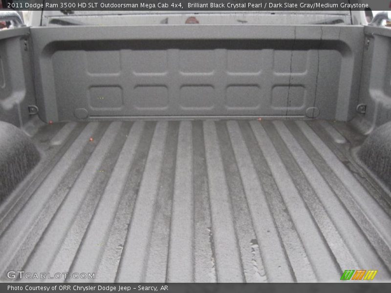Brilliant Black Crystal Pearl / Dark Slate Gray/Medium Graystone 2011 Dodge Ram 3500 HD SLT Outdoorsman Mega Cab 4x4