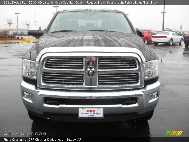  2011 Ram 3500 HD Laramie Mega Cab 4x4 Dually Rugged Brown Pearl