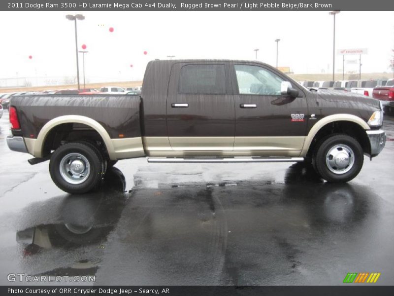  2011 Ram 3500 HD Laramie Mega Cab 4x4 Dually Rugged Brown Pearl