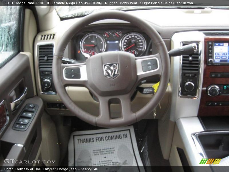  2011 Ram 3500 HD Laramie Mega Cab 4x4 Dually Steering Wheel
