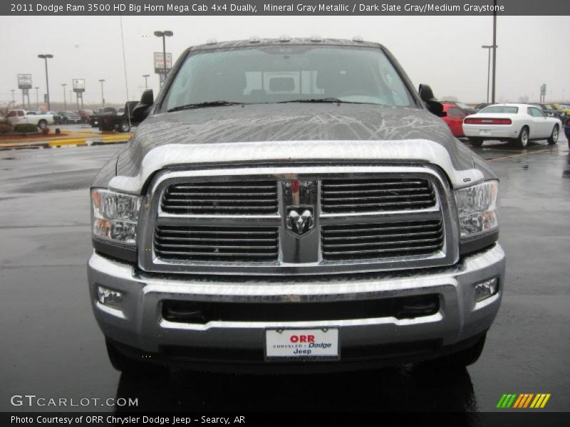 Mineral Gray Metallic / Dark Slate Gray/Medium Graystone 2011 Dodge Ram 3500 HD Big Horn Mega Cab 4x4 Dually
