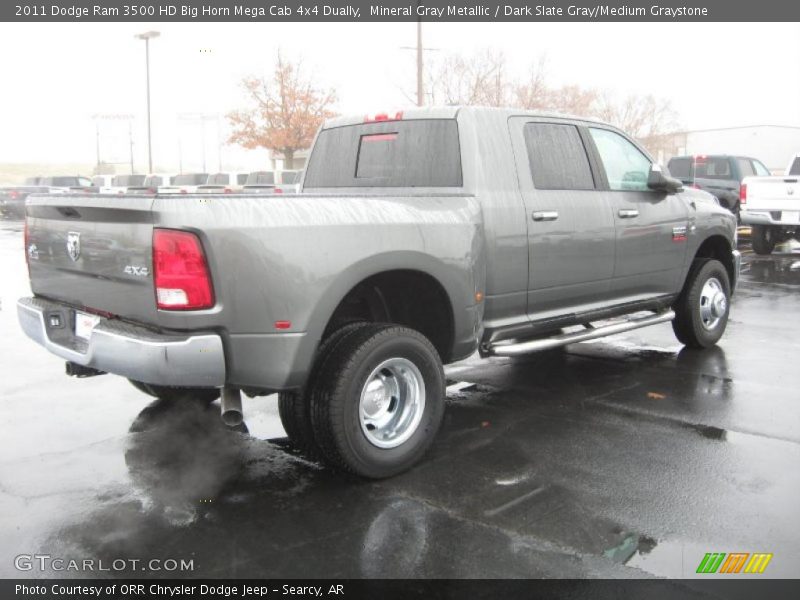  2011 Ram 3500 HD Big Horn Mega Cab 4x4 Dually Mineral Gray Metallic