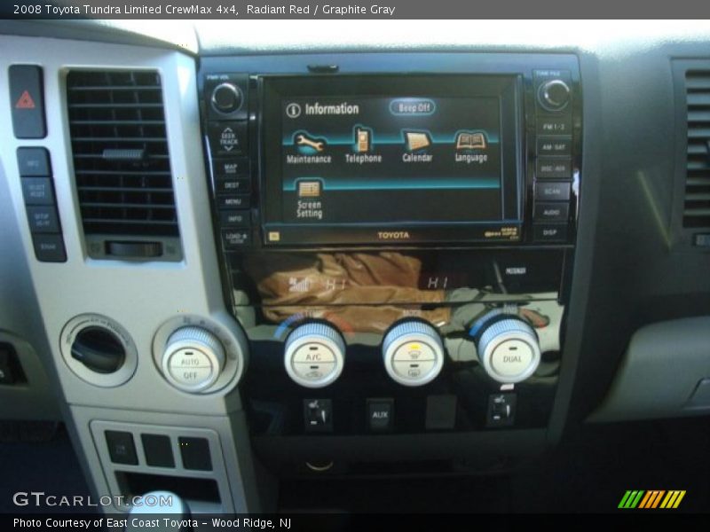 Radiant Red / Graphite Gray 2008 Toyota Tundra Limited CrewMax 4x4