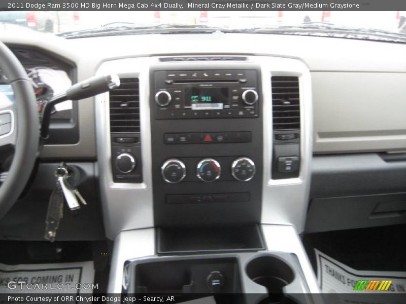 Mineral Gray Metallic / Dark Slate Gray/Medium Graystone 2011 Dodge Ram 3500 HD Big Horn Mega Cab 4x4 Dually