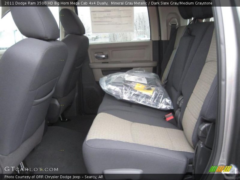  2011 Ram 3500 HD Big Horn Mega Cab 4x4 Dually Dark Slate Gray/Medium Graystone Interior