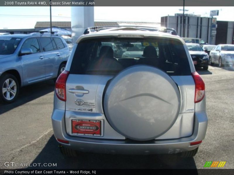Classic Silver Metallic / Ash 2008 Toyota RAV4 4WD