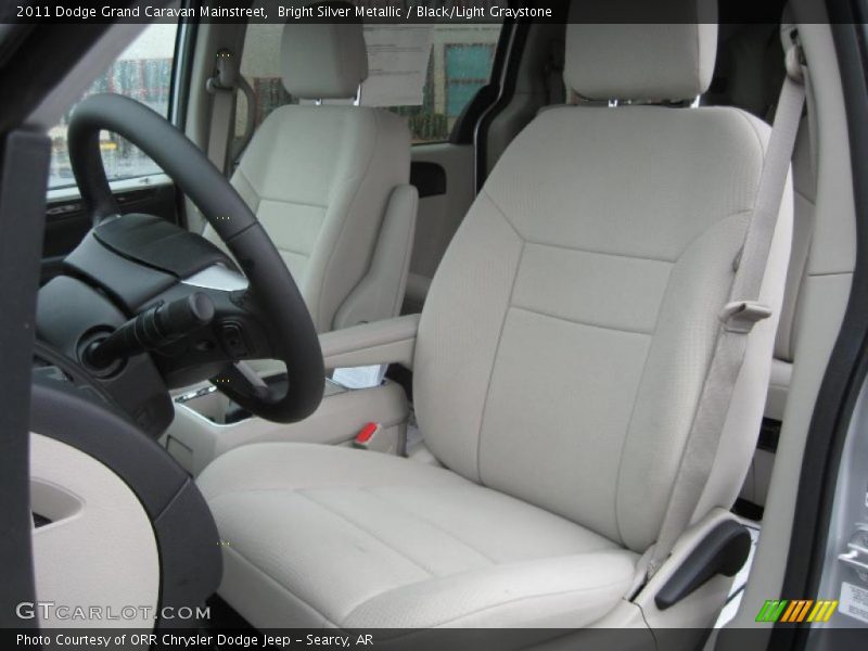  2011 Grand Caravan Mainstreet Black/Light Graystone Interior