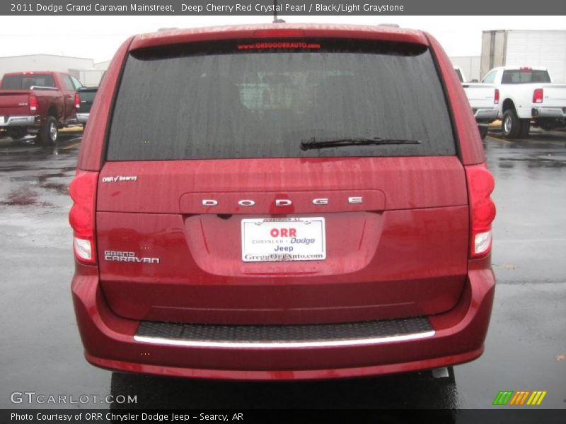  2011 Grand Caravan Mainstreet Deep Cherry Red Crystal Pearl