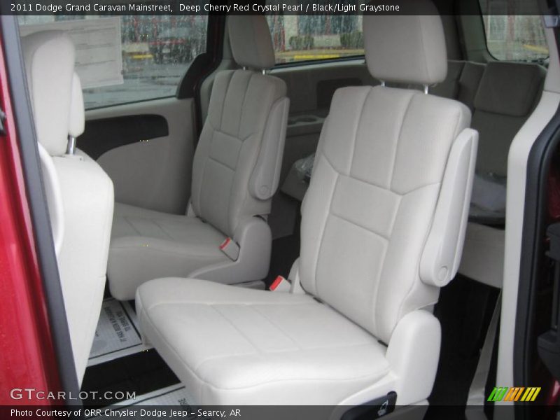 Deep Cherry Red Crystal Pearl / Black/Light Graystone 2011 Dodge Grand Caravan Mainstreet