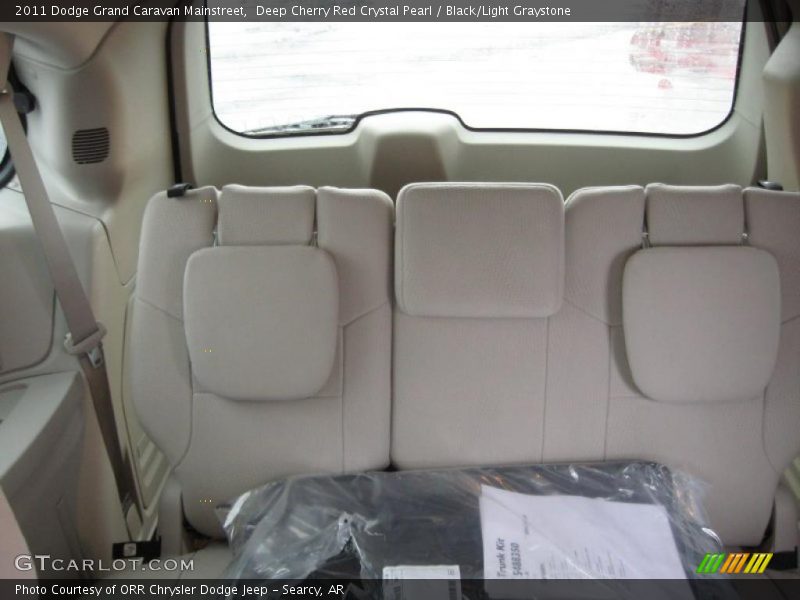 Deep Cherry Red Crystal Pearl / Black/Light Graystone 2011 Dodge Grand Caravan Mainstreet
