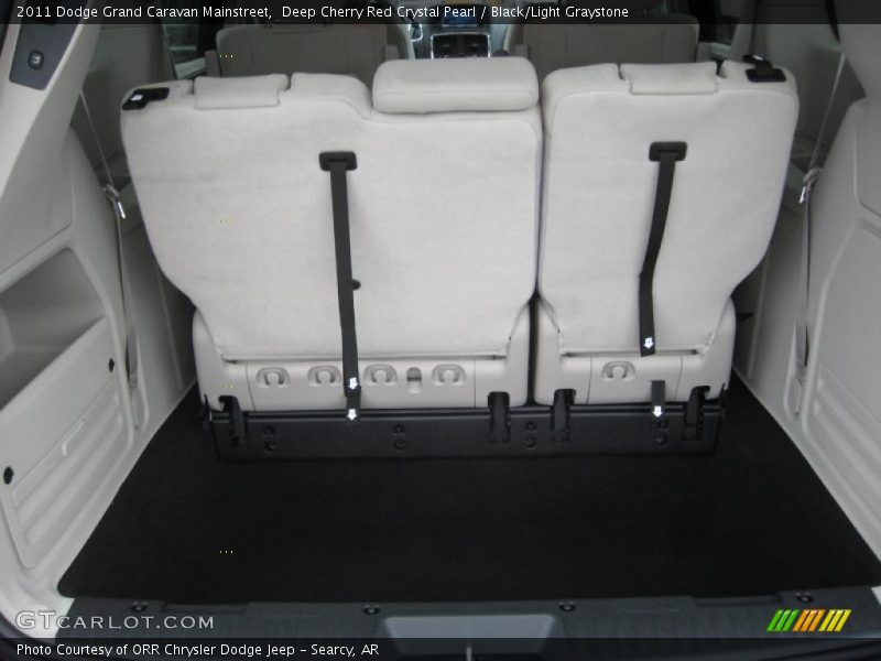 Deep Cherry Red Crystal Pearl / Black/Light Graystone 2011 Dodge Grand Caravan Mainstreet