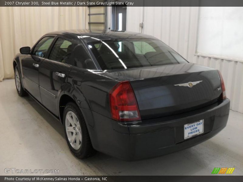 Steel Blue Metallic / Dark Slate Gray/Light Slate Gray 2007 Chrysler 300