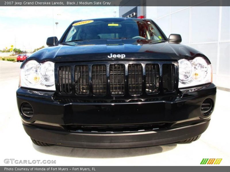 Black / Medium Slate Gray 2007 Jeep Grand Cherokee Laredo