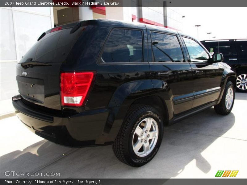 Black / Medium Slate Gray 2007 Jeep Grand Cherokee Laredo