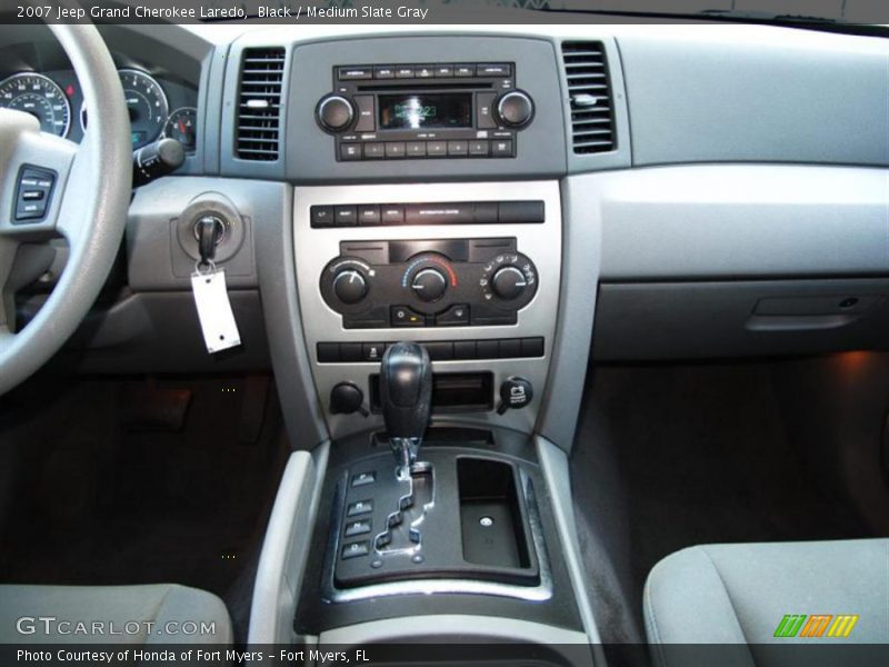Black / Medium Slate Gray 2007 Jeep Grand Cherokee Laredo