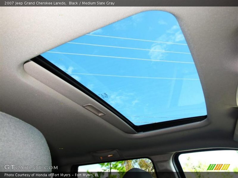 Black / Medium Slate Gray 2007 Jeep Grand Cherokee Laredo