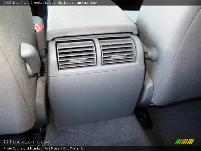 Black / Medium Slate Gray 2007 Jeep Grand Cherokee Laredo