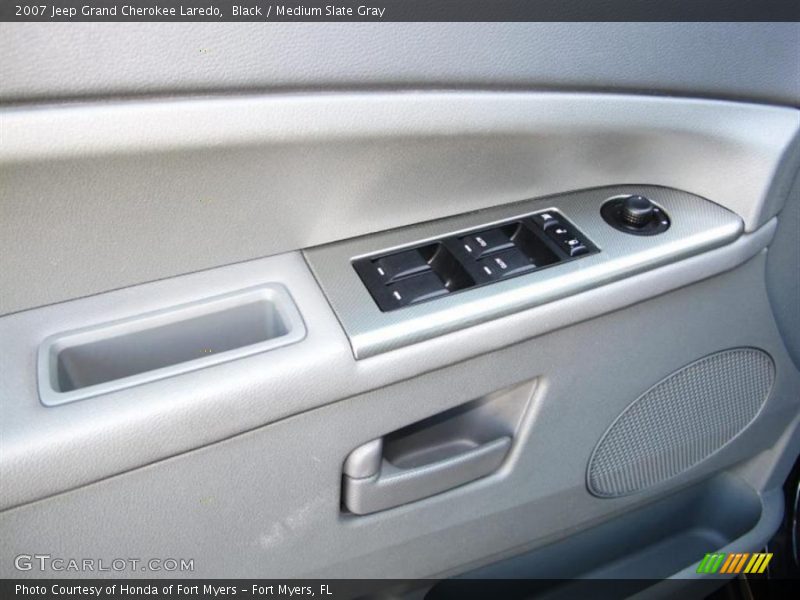 Black / Medium Slate Gray 2007 Jeep Grand Cherokee Laredo