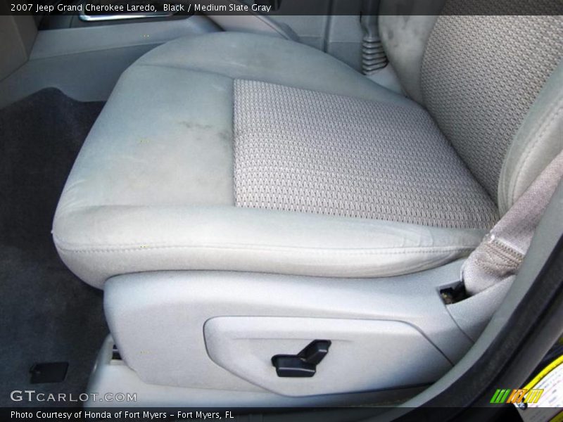 Black / Medium Slate Gray 2007 Jeep Grand Cherokee Laredo