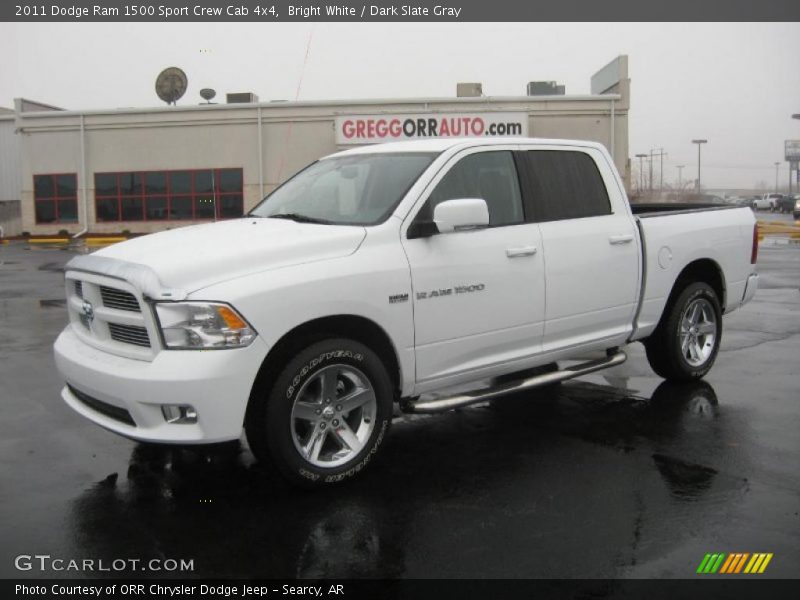 Bright White / Dark Slate Gray 2011 Dodge Ram 1500 Sport Crew Cab 4x4