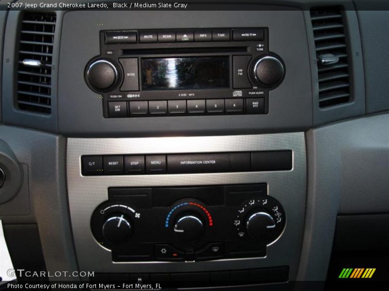 Black / Medium Slate Gray 2007 Jeep Grand Cherokee Laredo