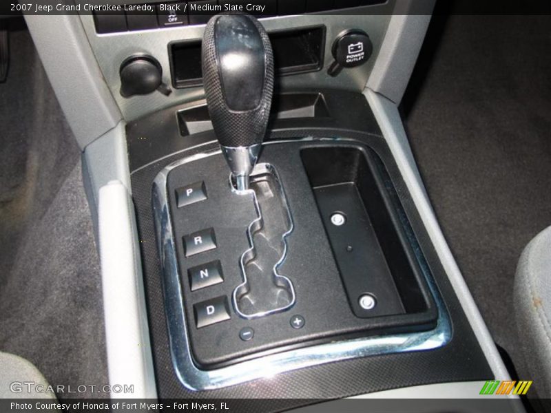 Black / Medium Slate Gray 2007 Jeep Grand Cherokee Laredo