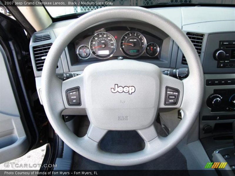 Black / Medium Slate Gray 2007 Jeep Grand Cherokee Laredo