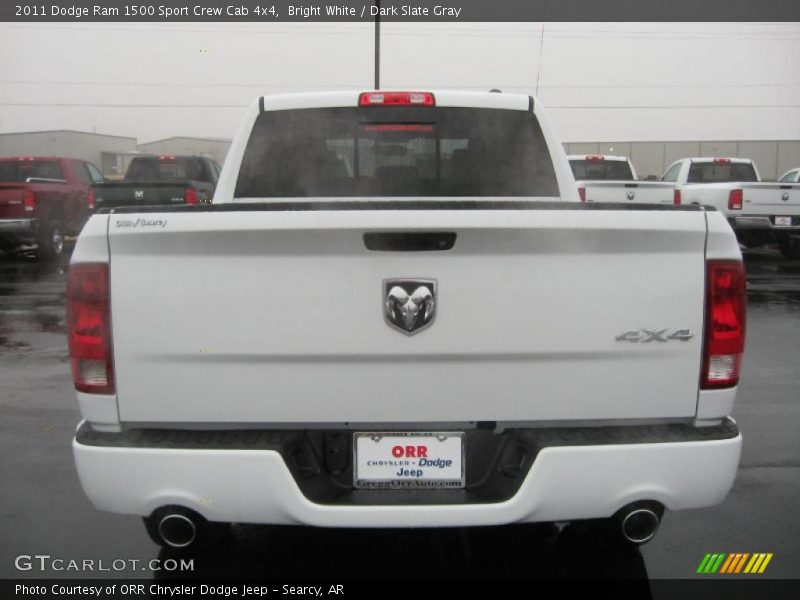 Bright White / Dark Slate Gray 2011 Dodge Ram 1500 Sport Crew Cab 4x4