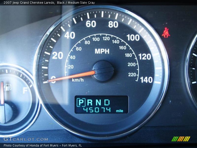 Black / Medium Slate Gray 2007 Jeep Grand Cherokee Laredo