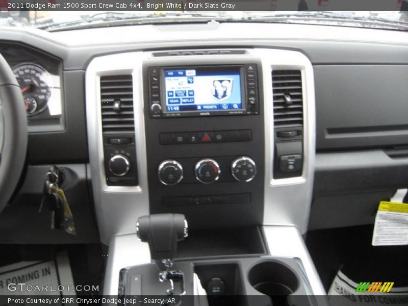 Bright White / Dark Slate Gray 2011 Dodge Ram 1500 Sport Crew Cab 4x4