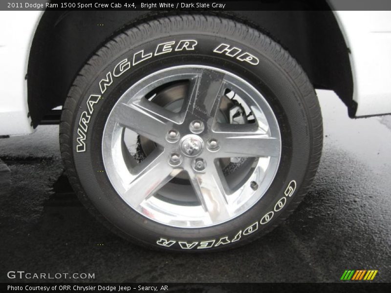 Bright White / Dark Slate Gray 2011 Dodge Ram 1500 Sport Crew Cab 4x4