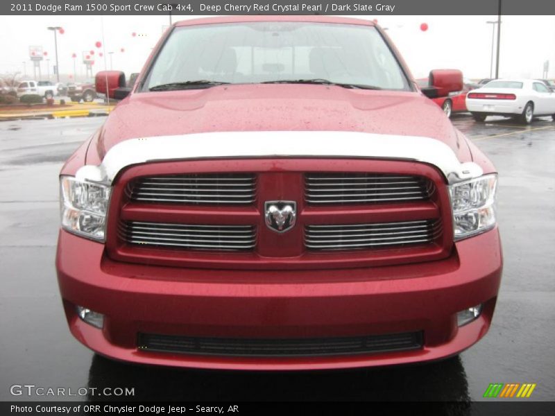 Deep Cherry Red Crystal Pearl / Dark Slate Gray 2011 Dodge Ram 1500 Sport Crew Cab 4x4