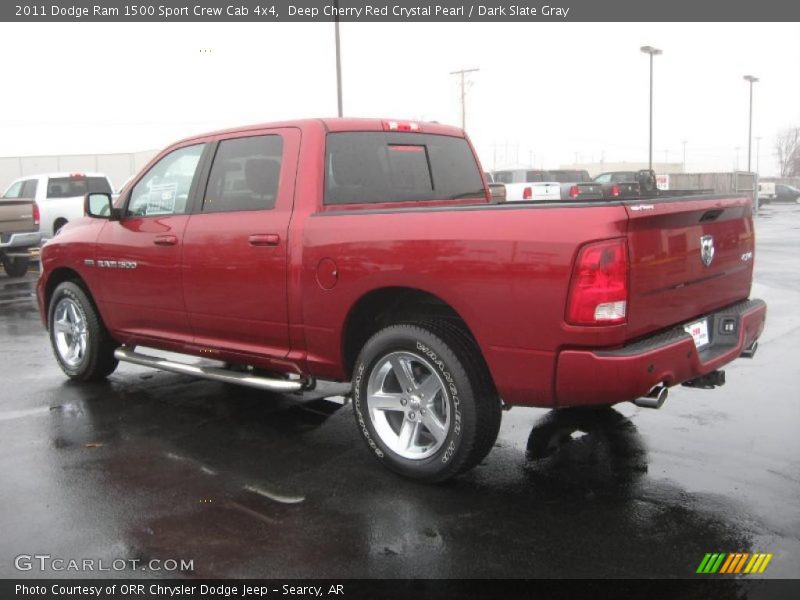 Deep Cherry Red Crystal Pearl / Dark Slate Gray 2011 Dodge Ram 1500 Sport Crew Cab 4x4