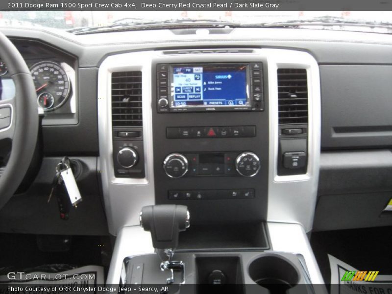 Deep Cherry Red Crystal Pearl / Dark Slate Gray 2011 Dodge Ram 1500 Sport Crew Cab 4x4