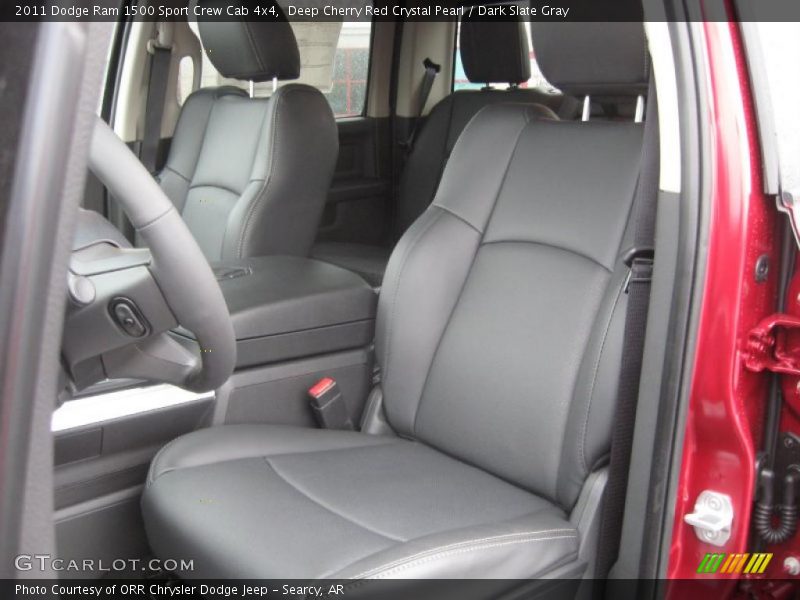 Deep Cherry Red Crystal Pearl / Dark Slate Gray 2011 Dodge Ram 1500 Sport Crew Cab 4x4