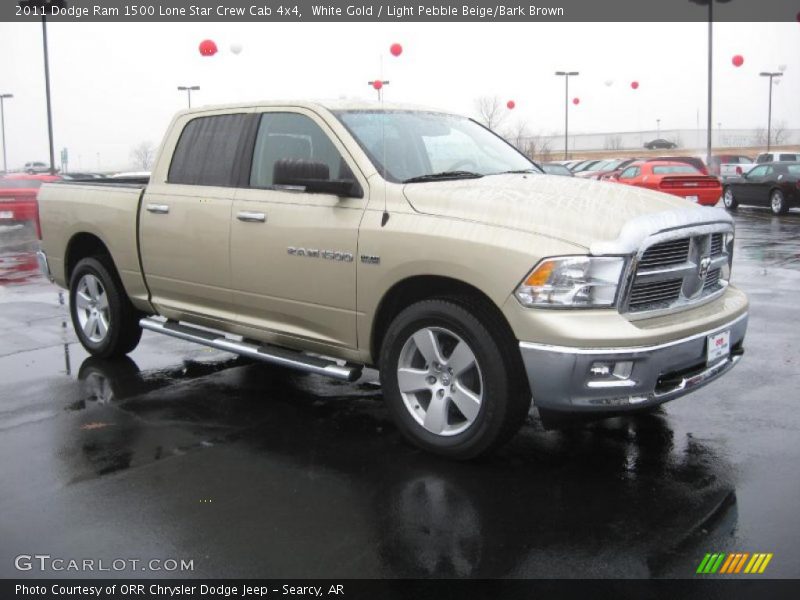  2011 Ram 1500 Lone Star Crew Cab 4x4 White Gold