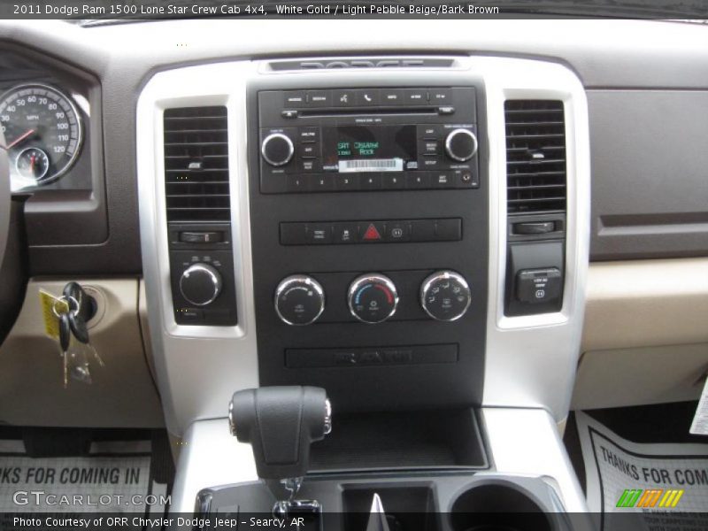 White Gold / Light Pebble Beige/Bark Brown 2011 Dodge Ram 1500 Lone Star Crew Cab 4x4