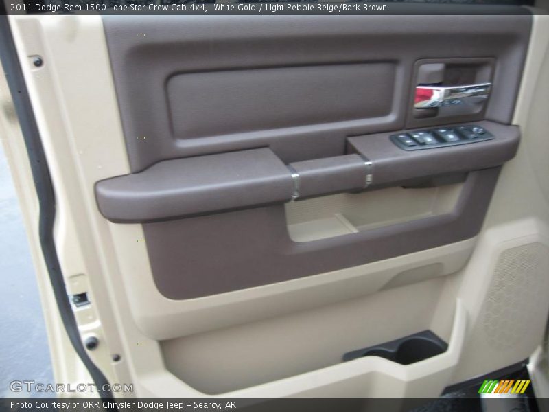 White Gold / Light Pebble Beige/Bark Brown 2011 Dodge Ram 1500 Lone Star Crew Cab 4x4