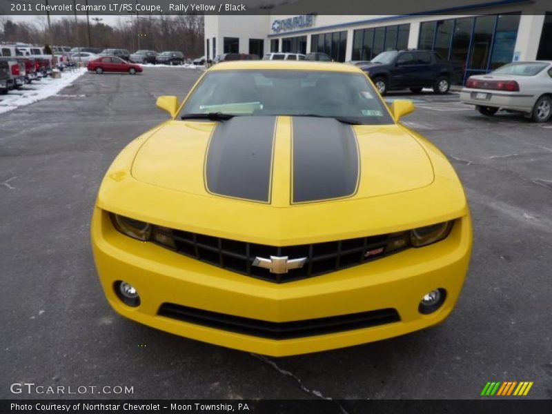 Rally Yellow / Black 2011 Chevrolet Camaro LT/RS Coupe