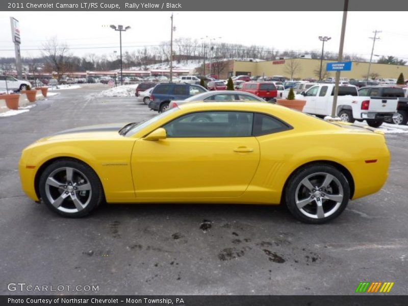 Rally Yellow / Black 2011 Chevrolet Camaro LT/RS Coupe